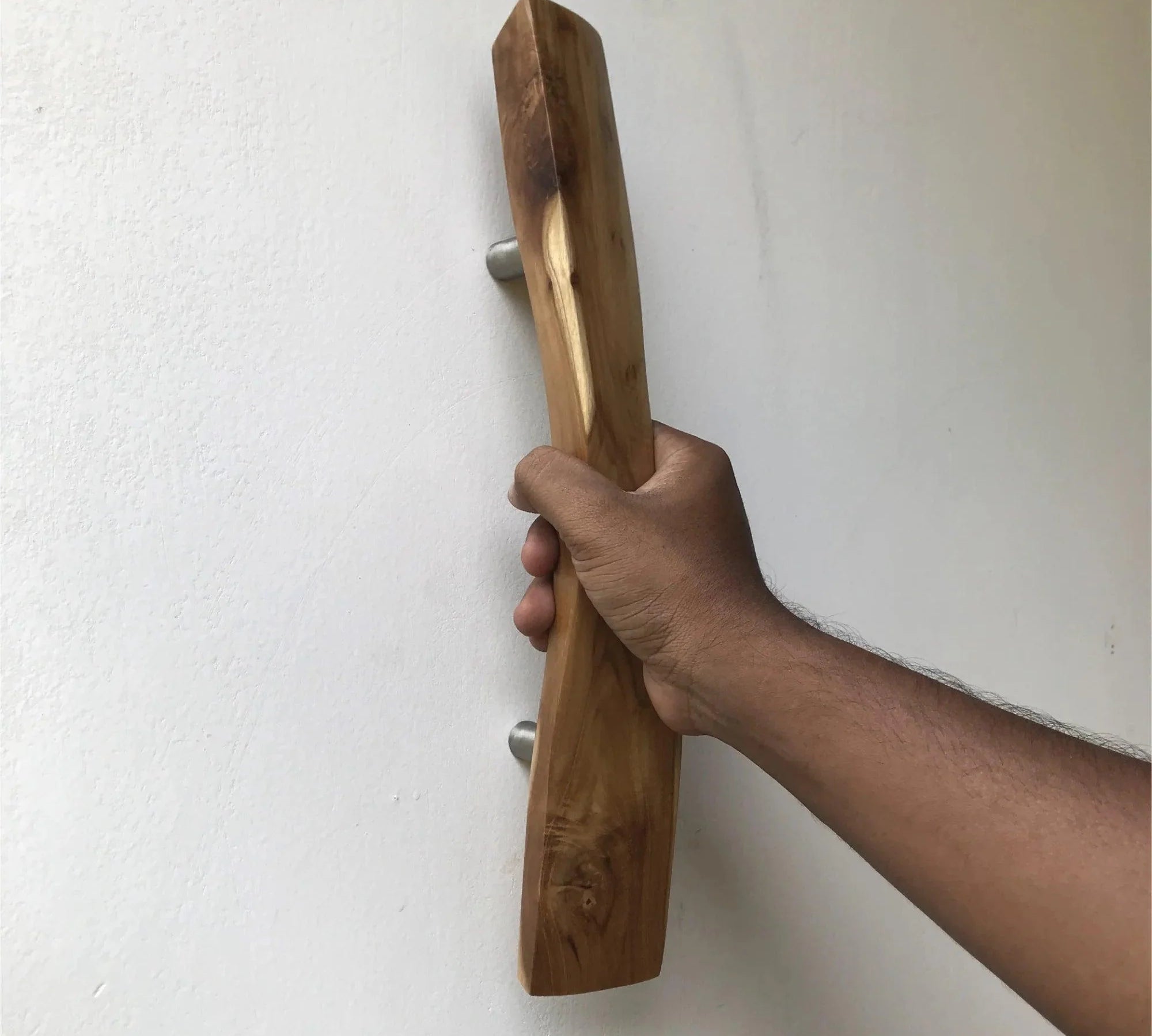 Modern wood-glass door handle - 028