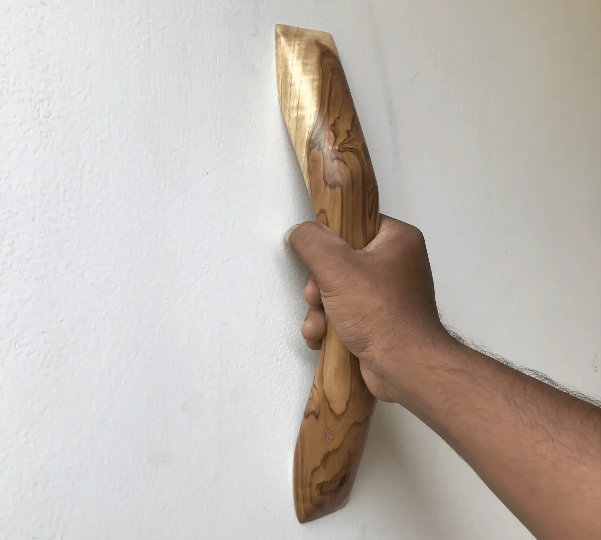 Pocket door handle with a smooth finish - 032